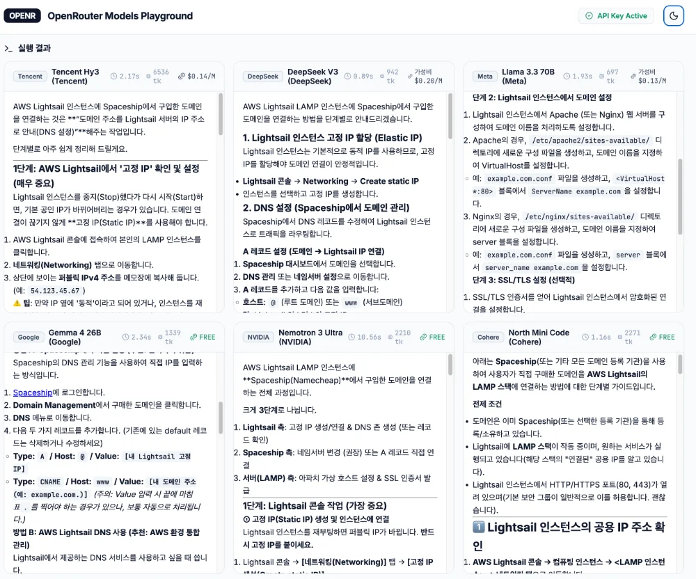 무료 및 가성비 모델 라인업
