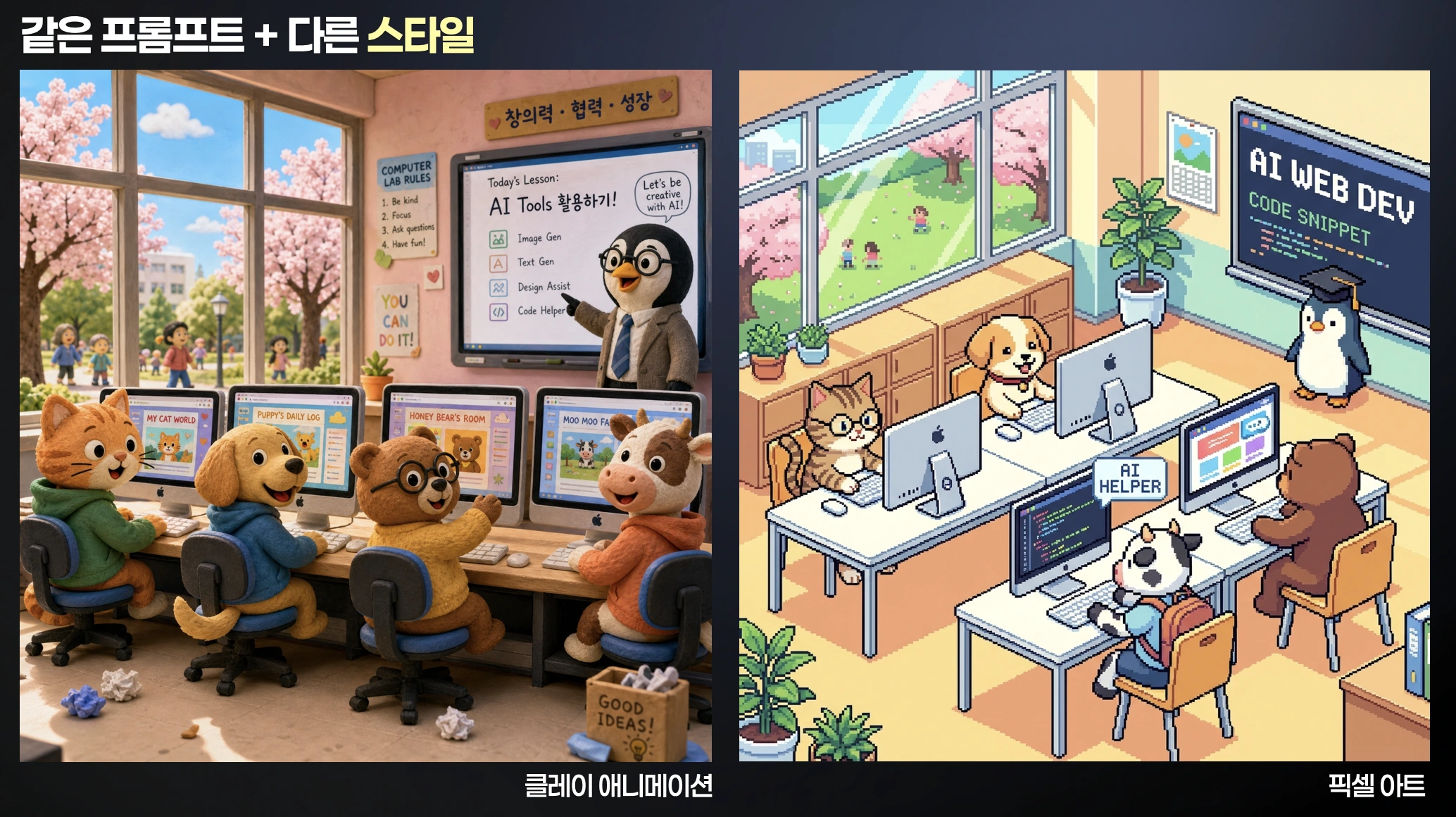 젠스파크 활용 클래스 기획&제작 슬라이드 8